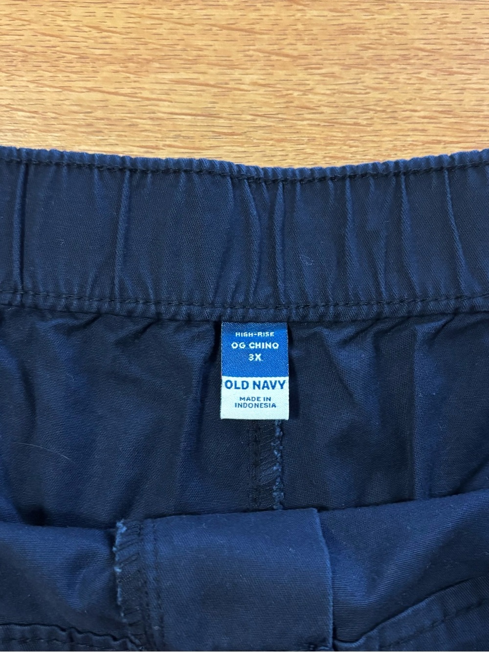 Old Navy High-Rise OGC Chino Shorts Navy Blue 3X NWT - Picture 3 of 5